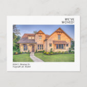 写真モダンの新しいホーム ポストカード (正面)