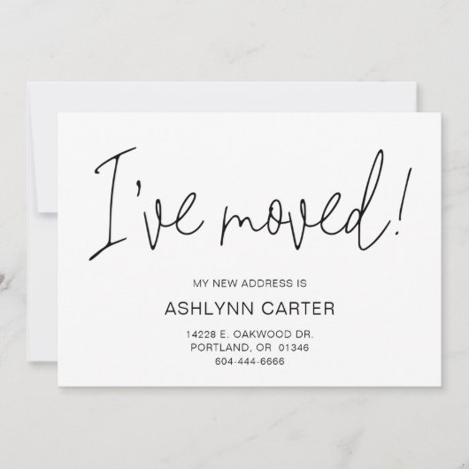 写真モダンの新しいホーム 案内状 (正面)