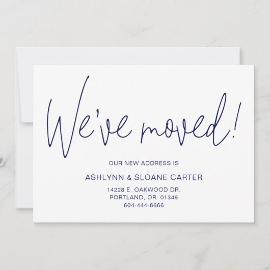 写真モダンの新しいホーム 案内状 (正面)