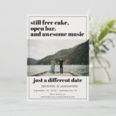 写真モダンの日付を変更する セーブザデート (スタンド正面)