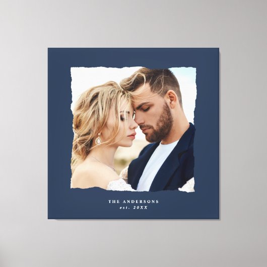 写真モダンの最パーソナライズされた大の写真 キャンバスプリント (正面)