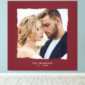 写真モダンの最パーソナライズされた大の写真 キャンバスプリント (インサイチュ (ウッドフロア))