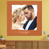 写真モダンの最パーソナライズされた大の写真 キャンバスプリント (インサイチュ (リビング))