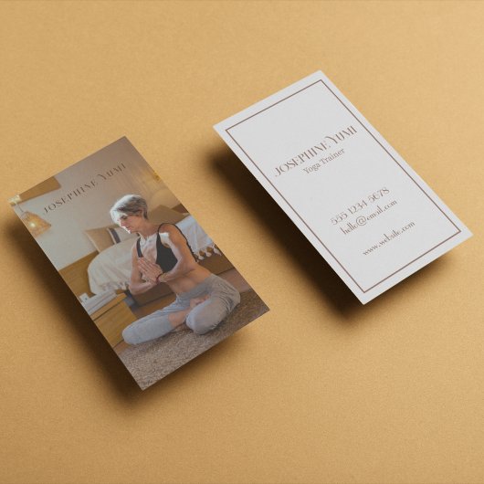 写真モダンの消去 名刺