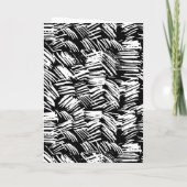 写真モダンの破線の卒業 サンキューカード (裏面)