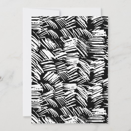 写真モダンの破線 案内状 (裏面)