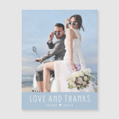 写真モダンの結婚ありがとう (正面)