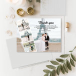 写真モダンの結婚ありがとう ポストカード<br><div class="desc">あなたの来特別な日には祝、作成された思い出の永続的な思い出を持つことは、あなたの最も近いと思い出を記念する深く感動的な方法で親愛す。最近はモダンカップルがクリエイティブに向かって結婚、考え深い感謝はがきに向かうだけのことをしてくれている。この完璧な例は、新しい写真モダンの「Thank You Postague」で結婚、3枚の写真からなる写真片と一緒に大きな写真を取り上げ、あなたのメッセージをインスパイアお届けしま感謝していす。あなたは何かクラシックや時代を超越した何か、何かトレンディーや目を引く何かを探すかどうか、このハガキは、あなたとあなたの愛する人のための完璧な記念品を作る。あなたの特別な来日にユニークは美しい方法を選択する場合は祝、写真を選ぶために選択ありがとうハガキは、共有された喜びを意味のある永続的な思い出を提供する。そのスタイリッシュデザイン、写真、パーソナライズされたおよびインスパイアのメッセージと共に、これらのポストカードは、あなたの大きな一日が何年も確実に記憶さ来れる。</div>