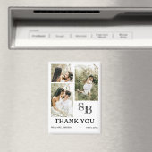 写真モダンの結婚ありがとう マグネット (インサイチュ (食洗機))