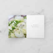 写真モダンの結婚サンキューカードテンプレート サンキューカード (内部)