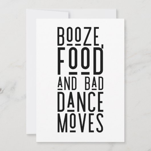 写真モダンの結婚式が日付を救う 案内状 (正面)