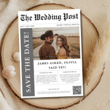 写真モダンの結婚新聞QRコード