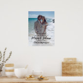 写真モダンの結婚歓迎サイン ポスター (キッチン)