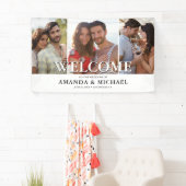 写真モダンの結婚歓迎 横断幕 (インサイチュ)