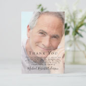 写真モダンの葬儀 サンキューカード (スタンド正面)