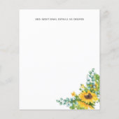 写真モダンひまわりウェディング救誘出日 (裏面)