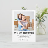 写真モダンを移動した新しいホームの発表 案内状 (スタンド正面)