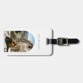 写真モダンアーチ ラゲッジタグ (正面横)