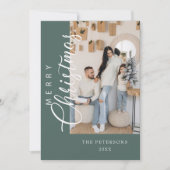 写真モダンエレガントのクリスマス挨拶 シーズンカード (正面)