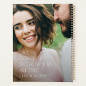 写真モダンエレガントの愛の完全なギフト プランナー手帳 (裏面)