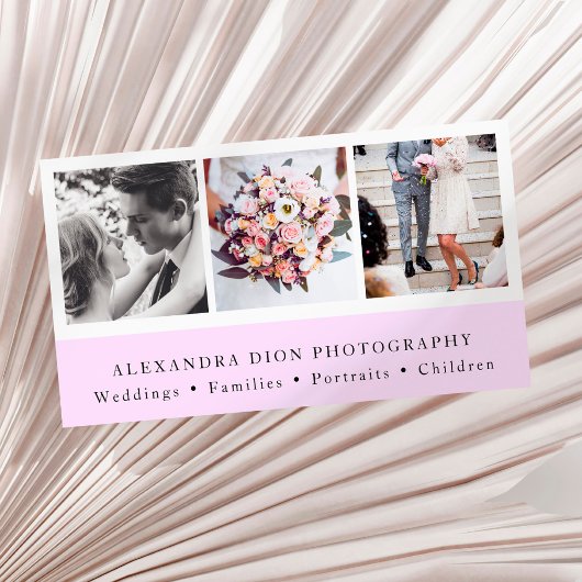 写真モダンエレガントコラージュ写真 名刺