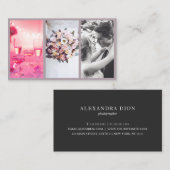 写真モダンエレガントコラージュ 名刺 (正面/裏面)