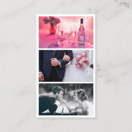 写真モダンエレガントコラージュ 名刺