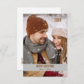 写真モダンエレガントスタイリッシュデザイン (正面/裏面)