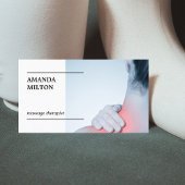 写真モダンエレガントマッサージセラピストビジネスCa 名刺