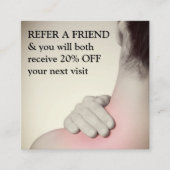 写真モダンエレガントマッサージセラピスト 紹介カード (正面)