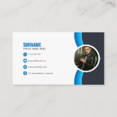 写真モダンエレガント 名刺 (正面)