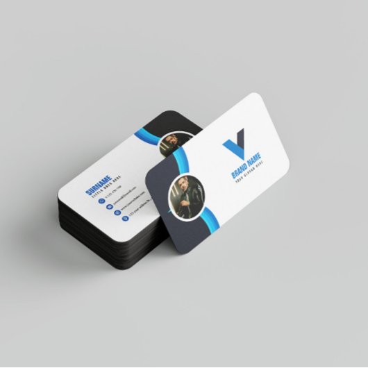 写真モダンエレガント 名刺