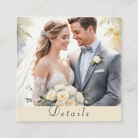 写真モダンカスタムQrコード格納装置カード エンクロージャーカード (裏面)