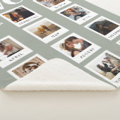 写真モダンカップル愛ヴァレンティーンズデイセージ・グリーン シェルパブランケット (3/4)