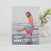 写真モダンクラス20XX卒業発表 案内状 (スタンド正面)