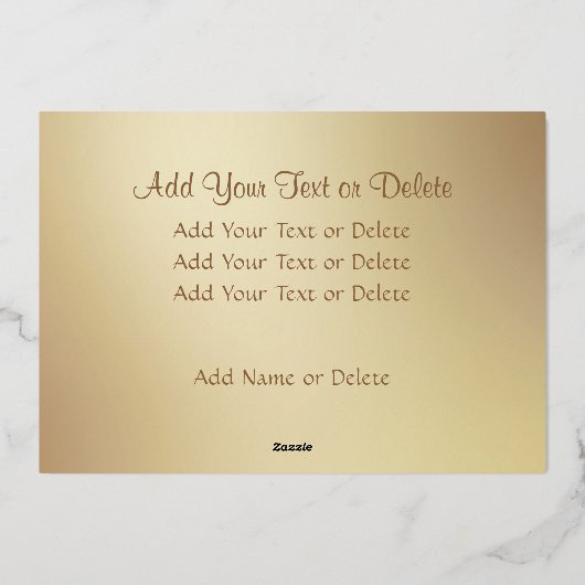 写真モダンクリスマエレガントスの黒と金ゴールド 箔シーズンカード (裏面)