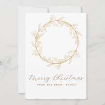 写真モダンクリスマスカード