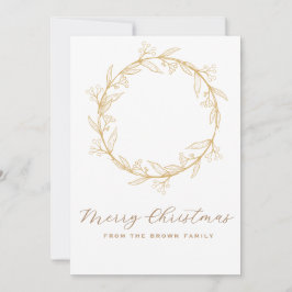 写真モダンクリスマスカード シーズンカード