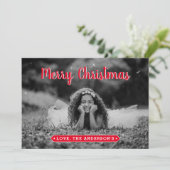 写真モダンクリスマスカード シーズンカード (スタンド正面)