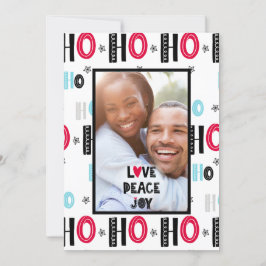 写真モダンクリスマスカード – スカンジナビアのドードル シーズンカード