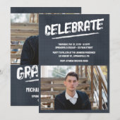 写真モダングランジ 招待状 (正面/裏面)