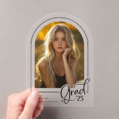 写真モダングラー澄んド・アクリル アクリル招待状 (インサイチュ (ポータブル))