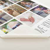 写真モダンコラージュお母さん/おばあちゃん | Keepsake シェルパブランケット (3/4)