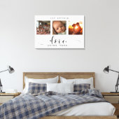 写真モダンコラージュの愛がここに育つ キャンバスプリント (インサイチュ (寝室))