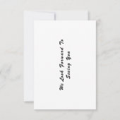 写真モダンコラージュの日付を保存 セーブザデート (裏面)