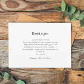 写真モダンコラージュスタイリッシュ赤ちゃんシャワー サンキューカード