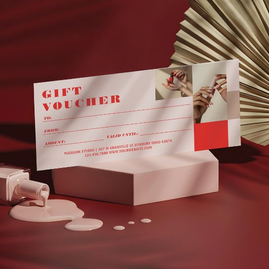 写真モダンコラージュネイルサロンギフト券