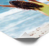 写真モダンコラージュハッピーバースデーかわいい ポスター (コーナー)