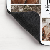 写真モダンコラージュパーソナライズされたモノグラムギフト マウスパッド (コーナー)