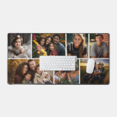 写真モダンコラージュパーソナライズされた デスクマット (キーボード&マウス)